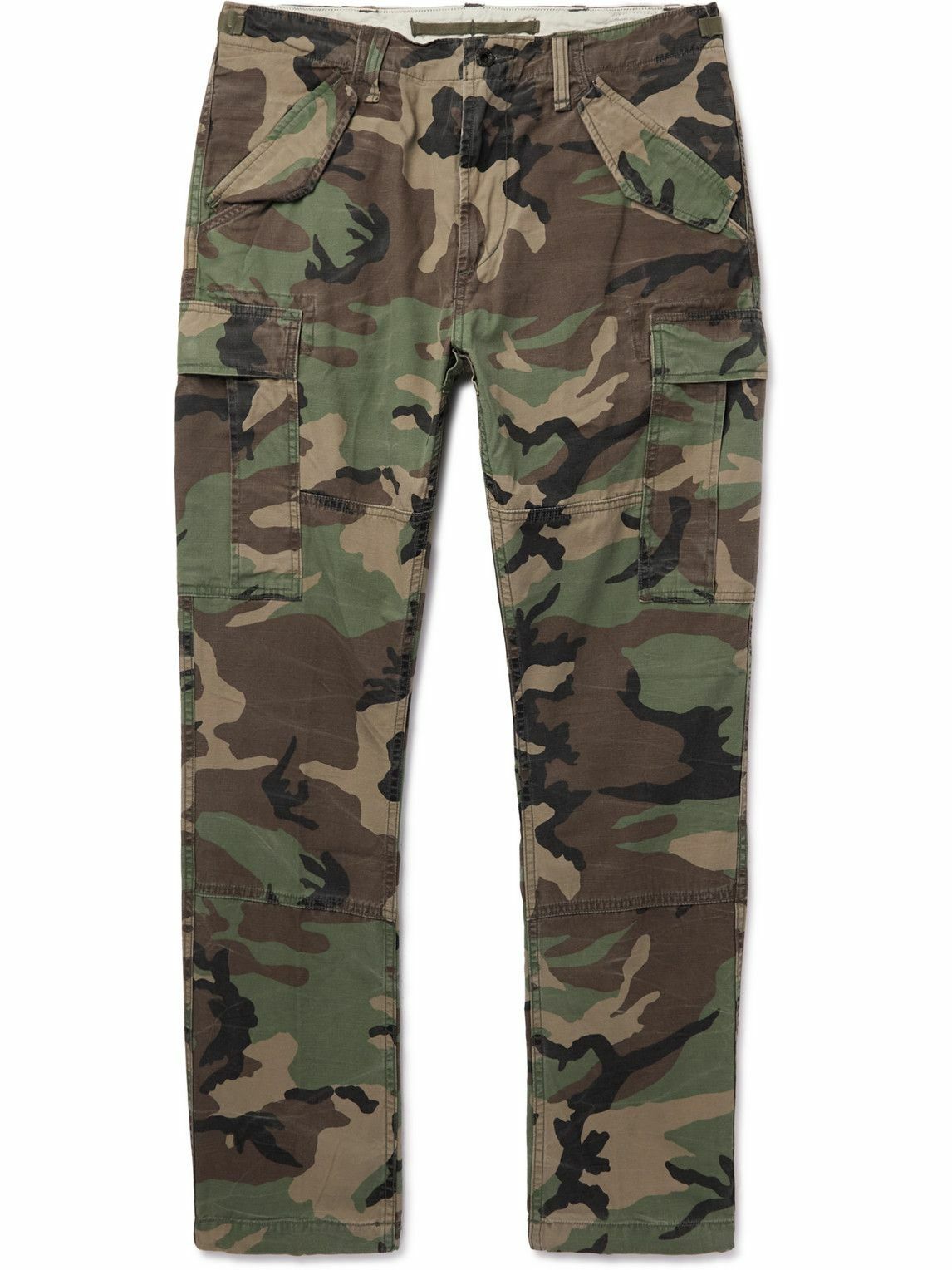 Photo: Polo Ralph Lauren - Camouflage-Print Cotton Cargo Trousers - Green