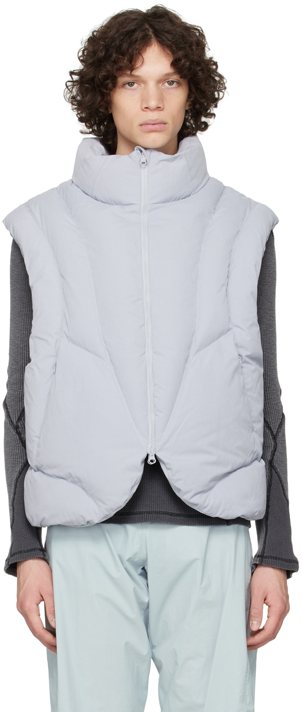 Corynne Padded Vest Light Blue