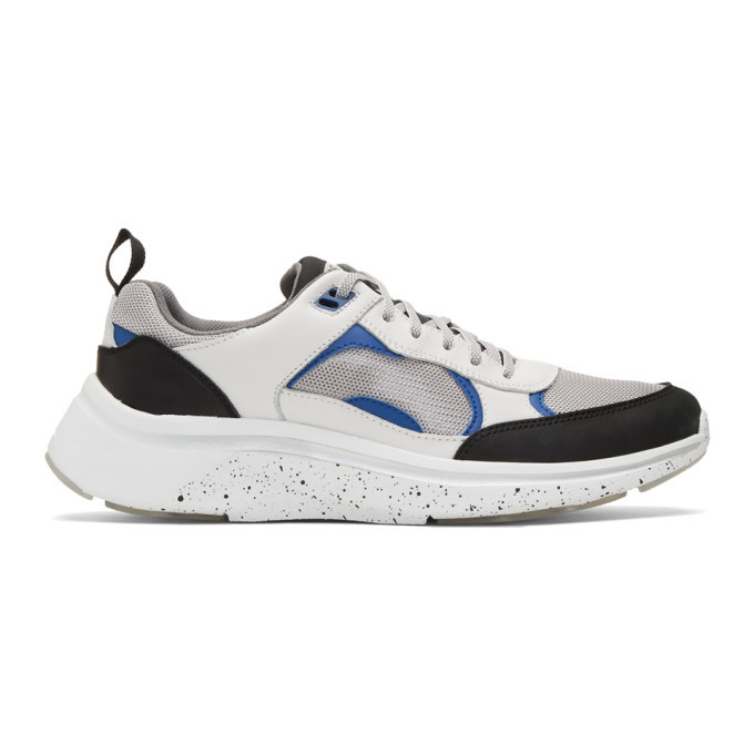 PS by Paul Smith White and Silver Ajax Sneakers PS by Paul Smith