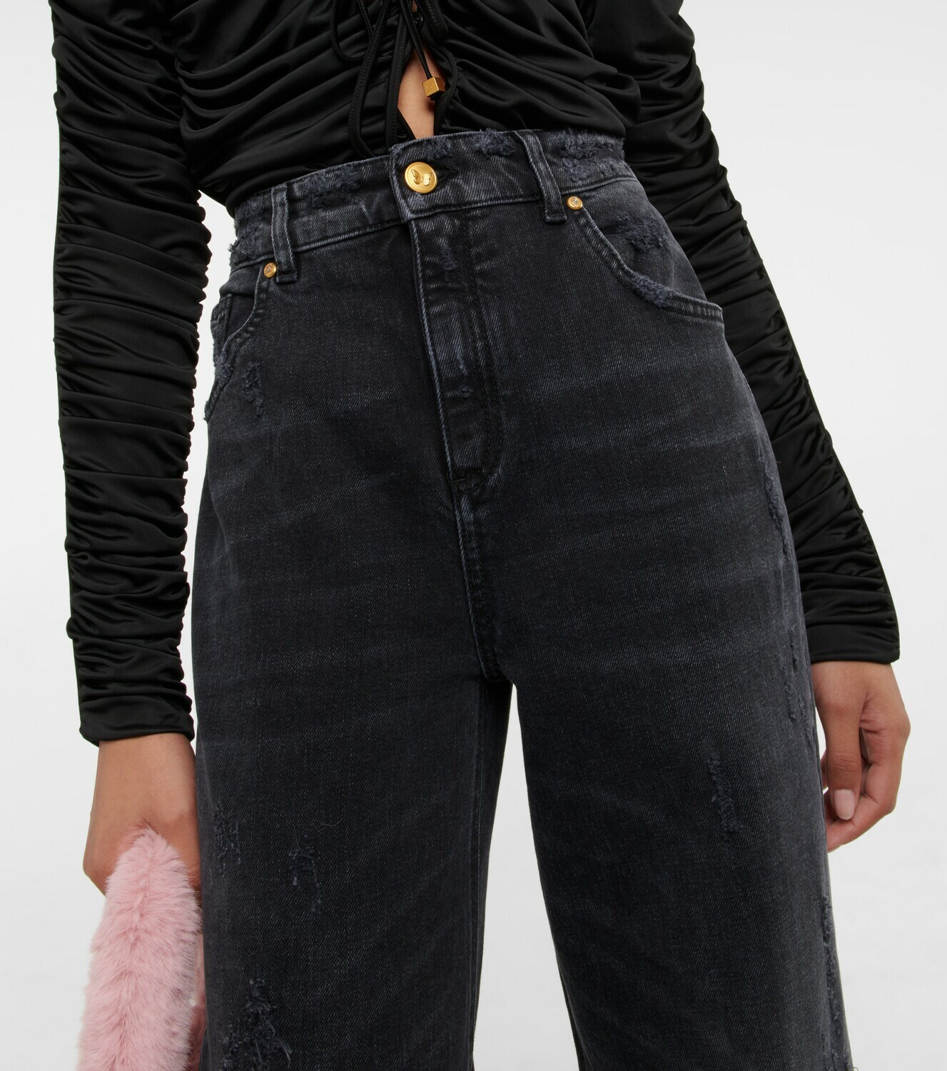 Blumarine - High-rise straight jeans Blumarine