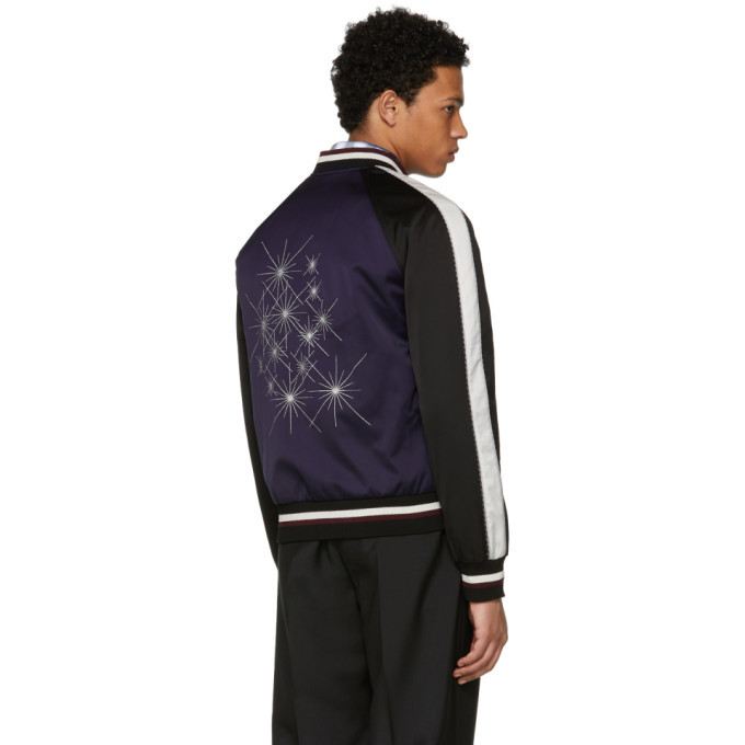 purple satin baseball jacket