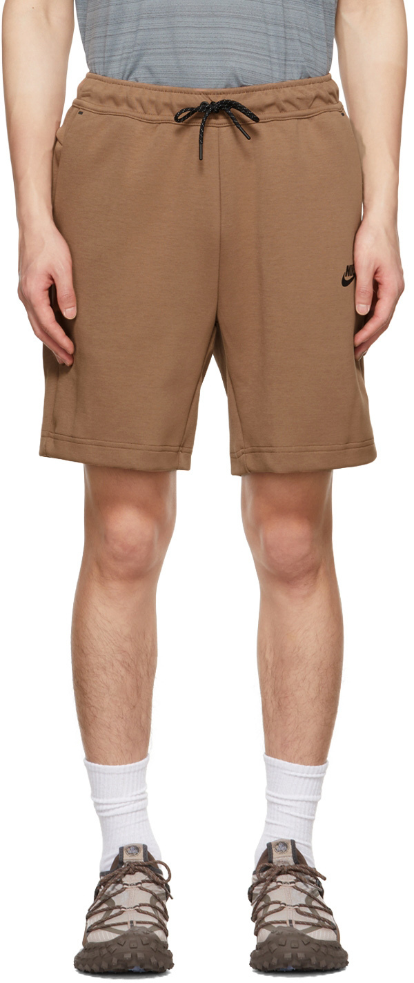 Nike Brown Tech Fleece Shorts Nike