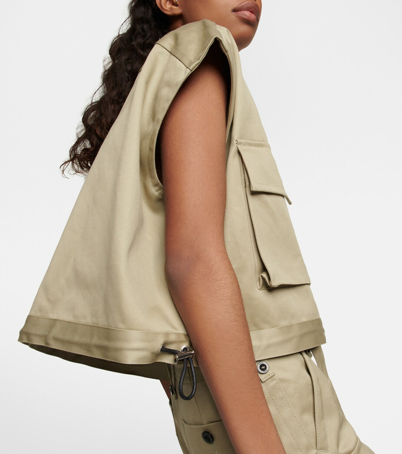 Sacai Cotton cropped jacket Sacai