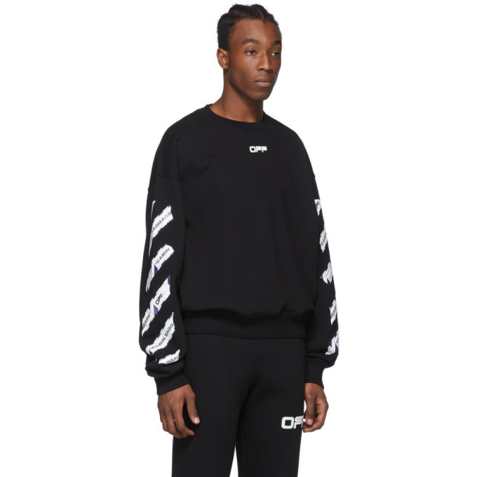 off white tape crewneck