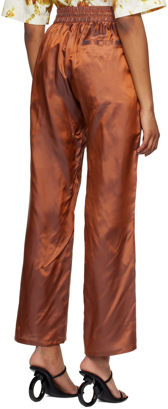Bianca Saunders Orange Drawstring Lounge Pants Bianca Saunders