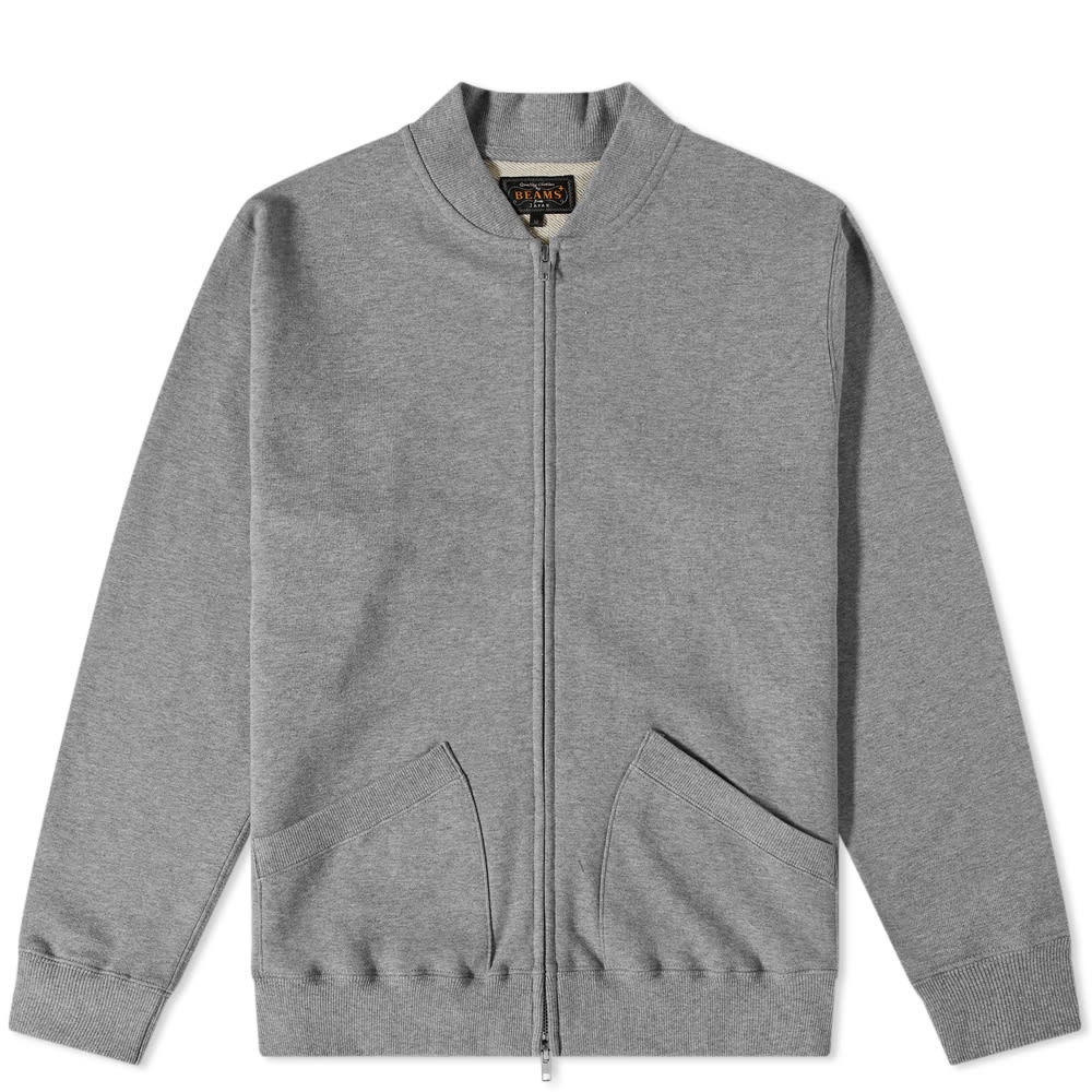 Beams Plus Jersey Zip Bomber Beams Plus