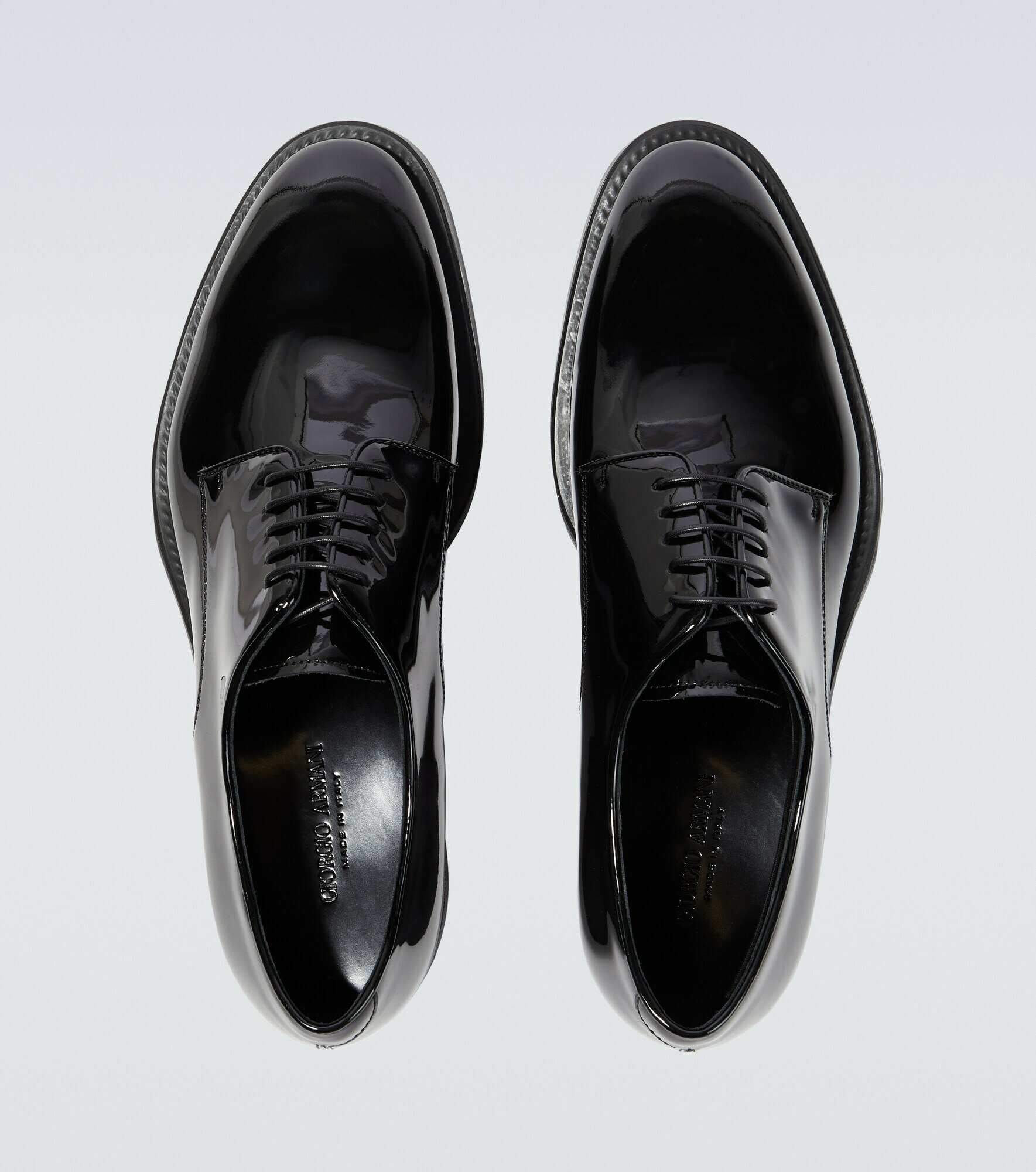 Giorgio Armani - Patent leather derby shoes Giorgio Armani
