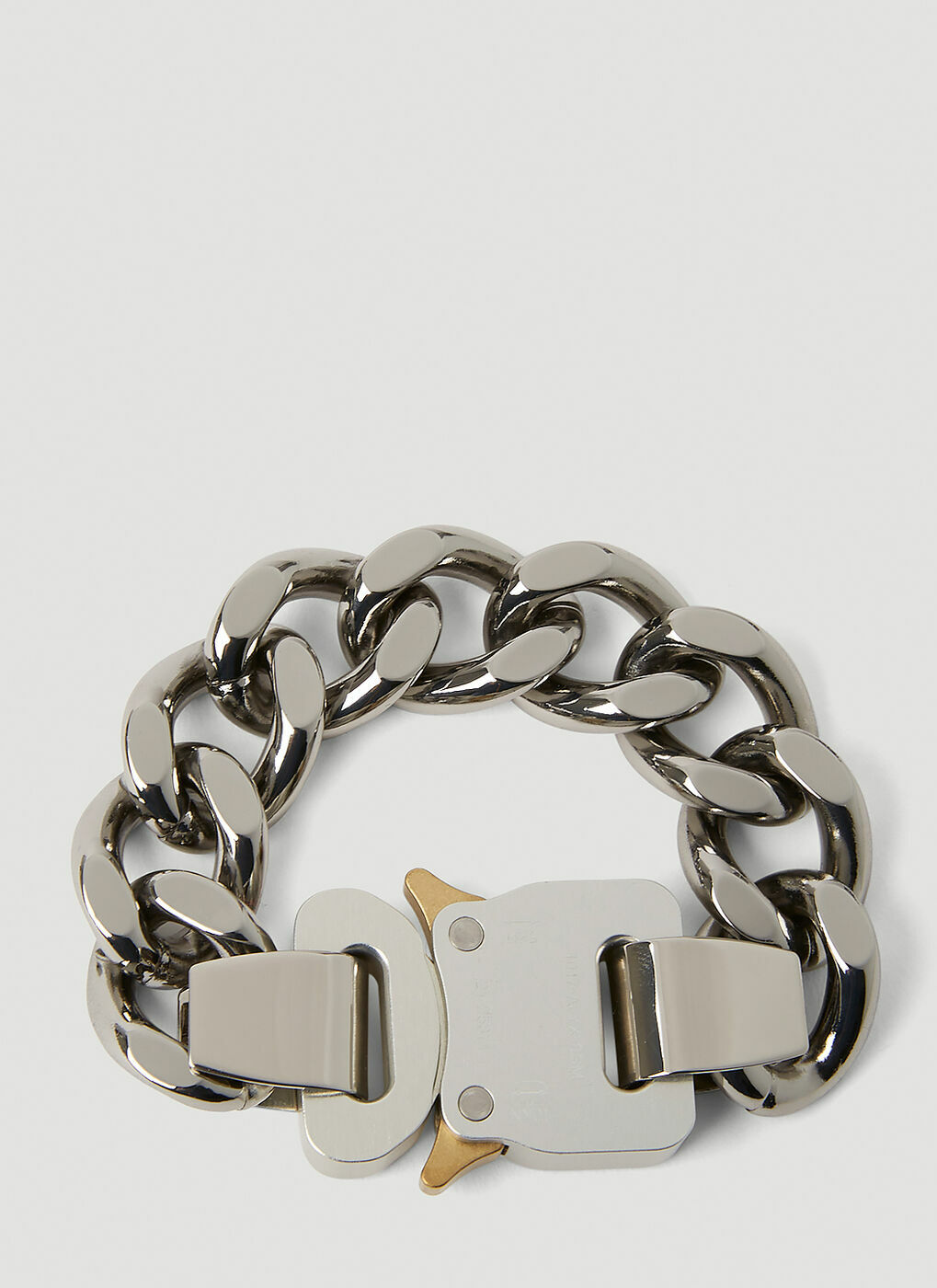 Leather Chain Bracelet in Silver 1017 ALYX 9SM