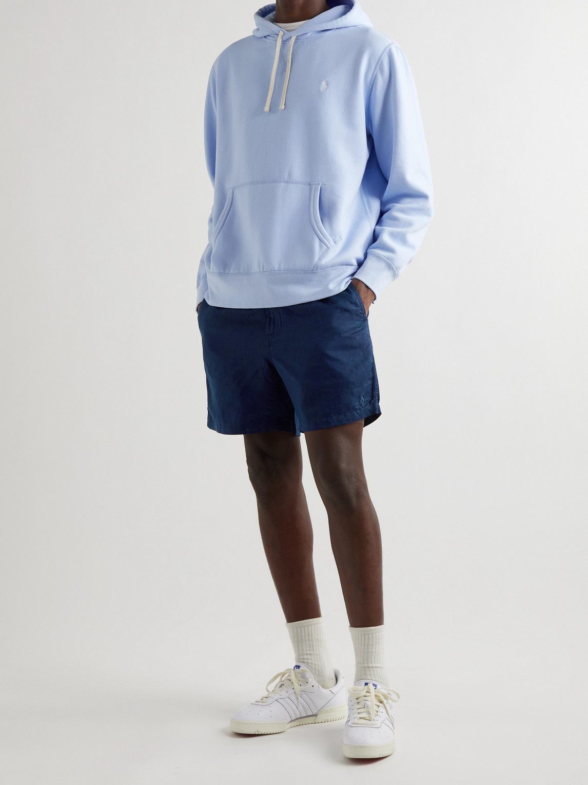 Polo Ralph Lauren - Straight-Leg Linen-Blend Twill Shorts - Blue