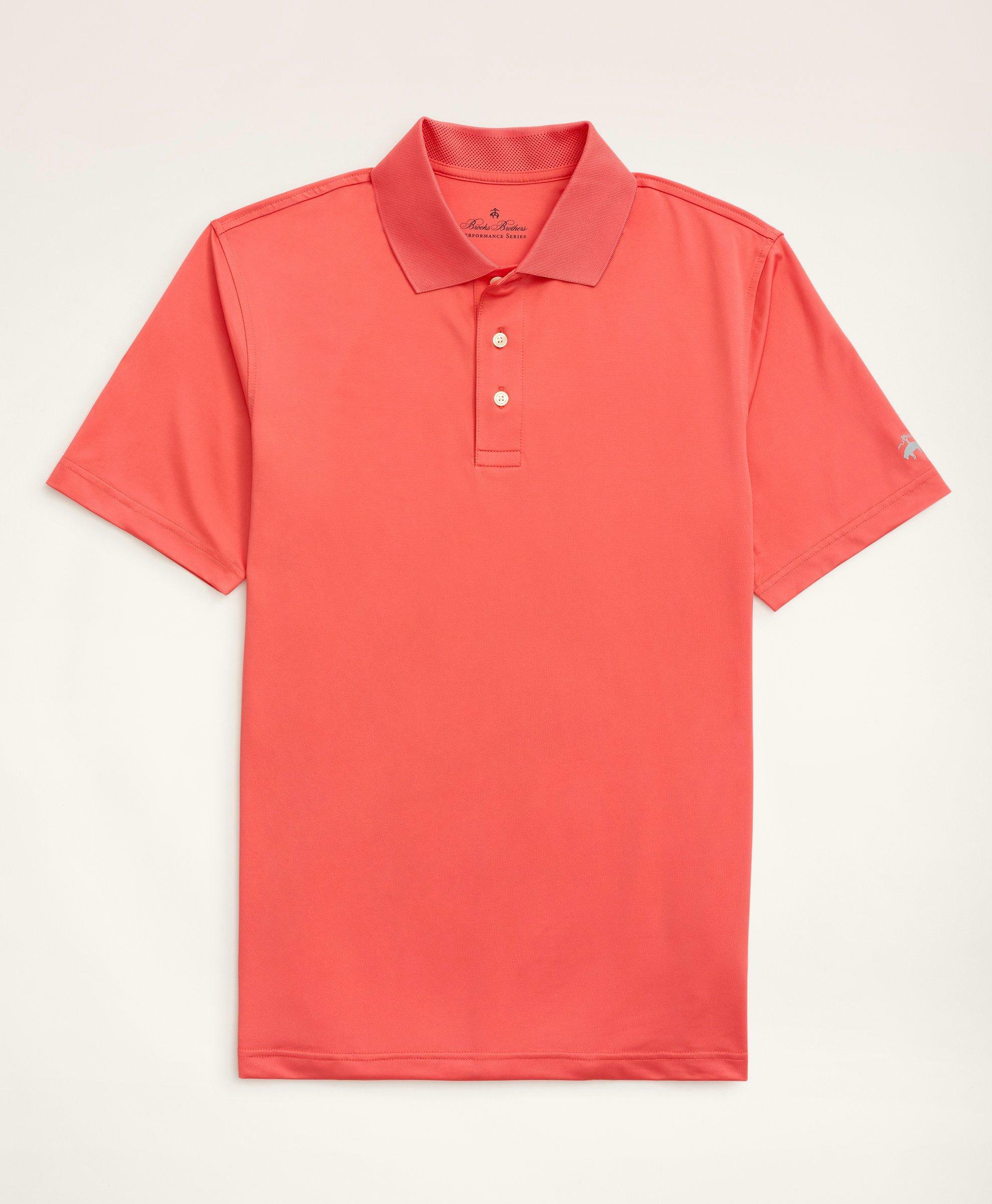 Brooks Brothers Men's Stretch Performance Series Polo Shirt | Coral