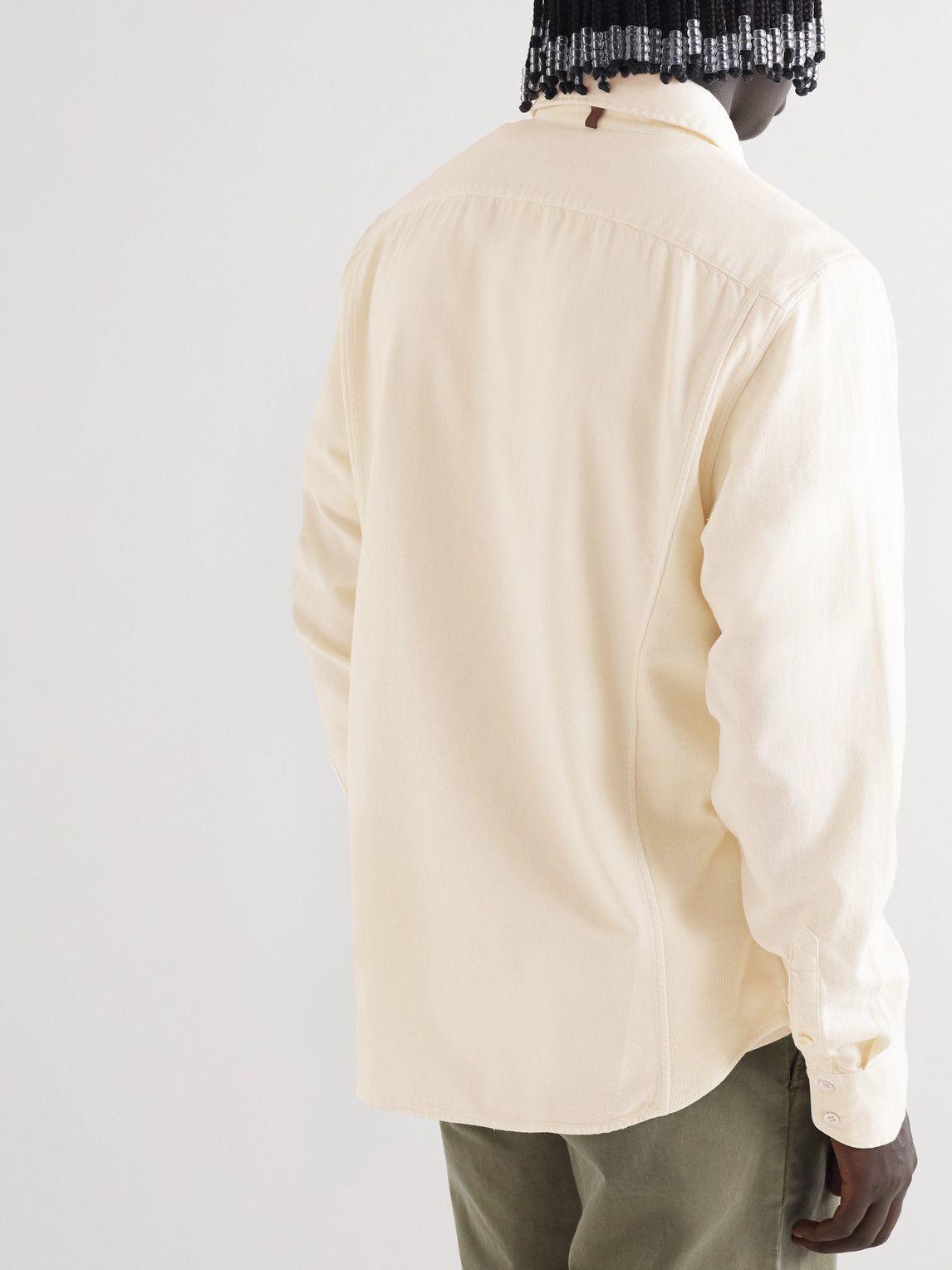 Rag & Bone - Pursuit 365 Garment-Dyed Cotton-Flannel Shirt - Neutrals ...