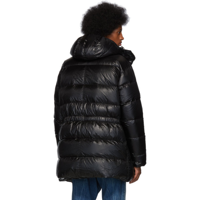 R13 Black Brumal Edition Down Mid-Length Anorak Puffer Coat R13