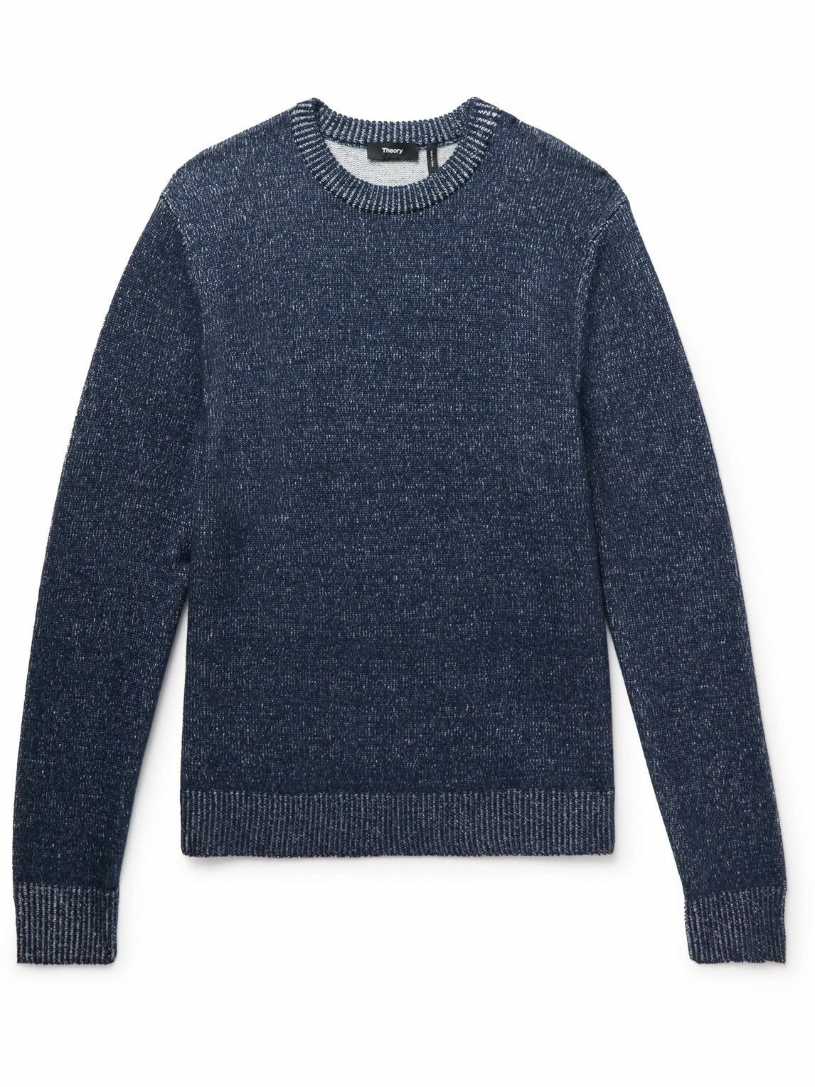 Theory - Hilles Wool and Cashmere-Blend Sweater - Blue Theory