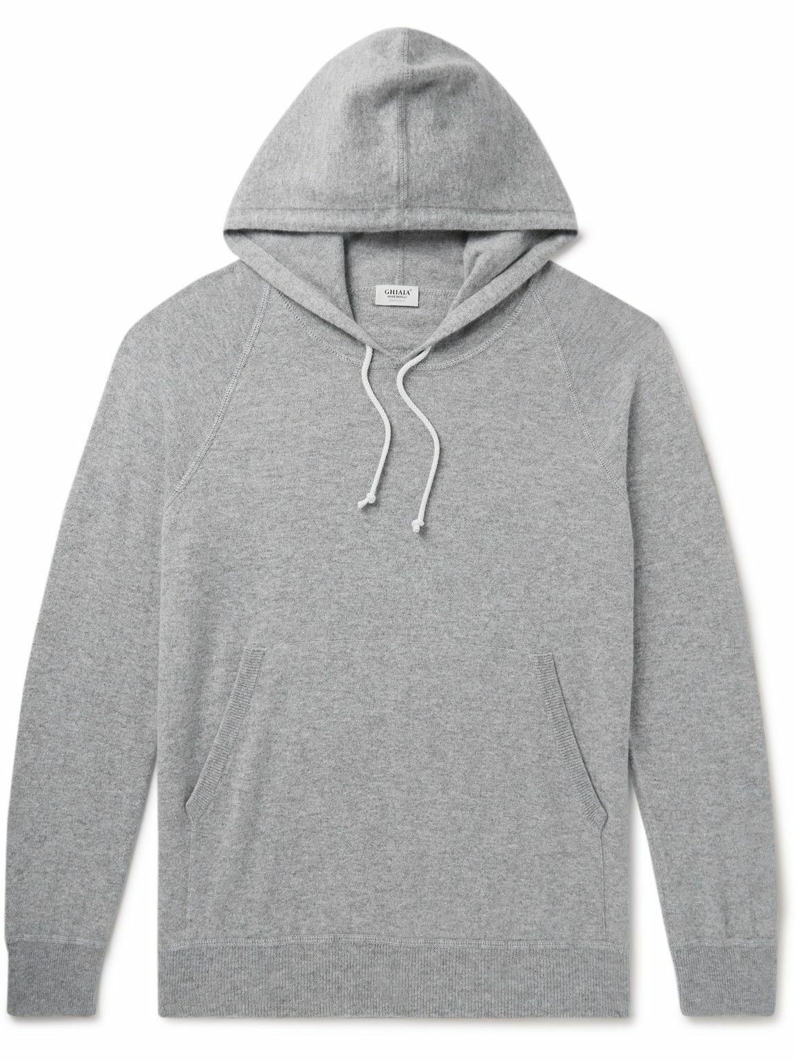 Ghiaia Cashmere - Cashmere Hoodie - Gray Ghiaia Cashmere