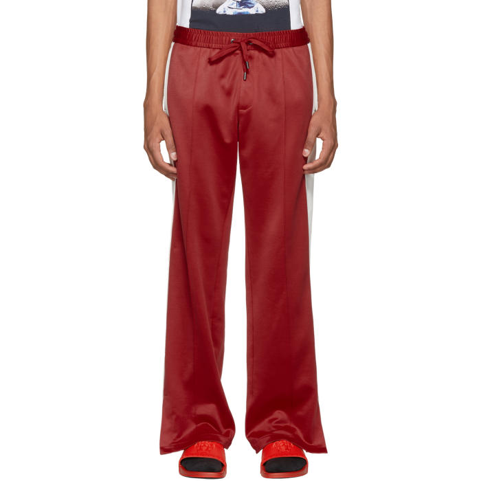 versace red pants