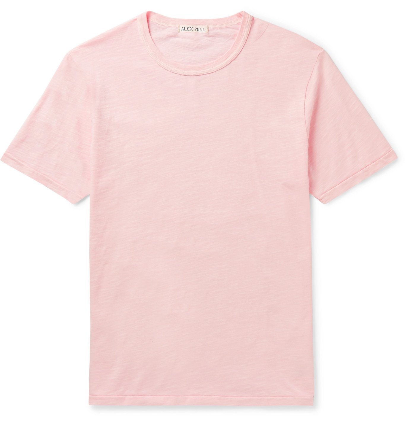 pink slim fit t shirt