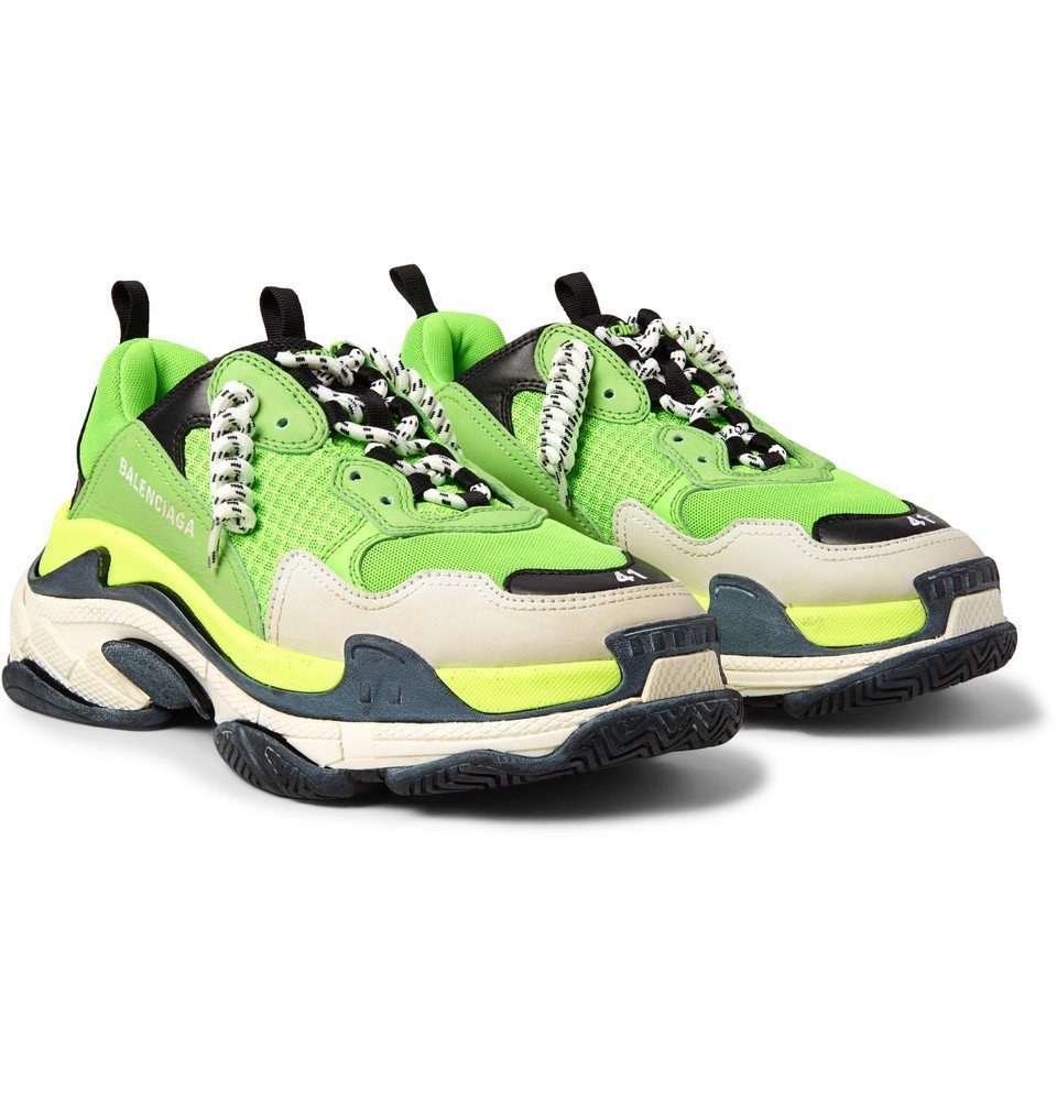 balenciaga sneakers mens green