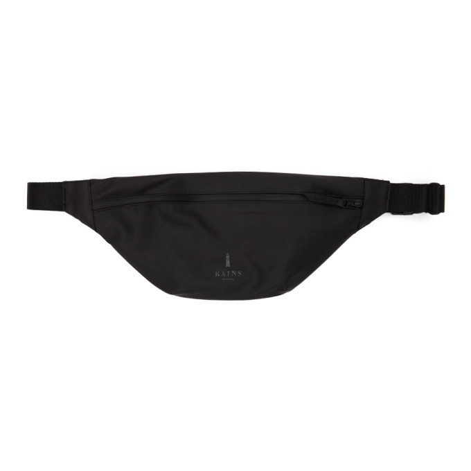 black waterproof bum bag