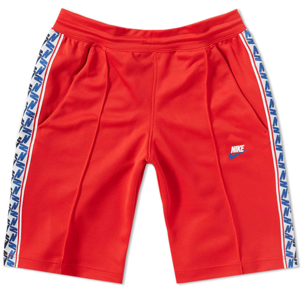 nike logo taping shorts