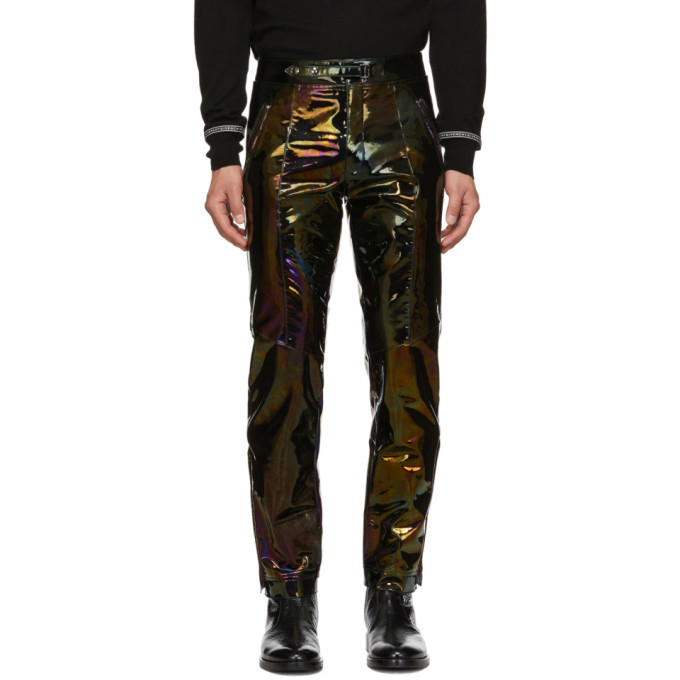 Givenchy Iridescent Leather Trousers Givenchy