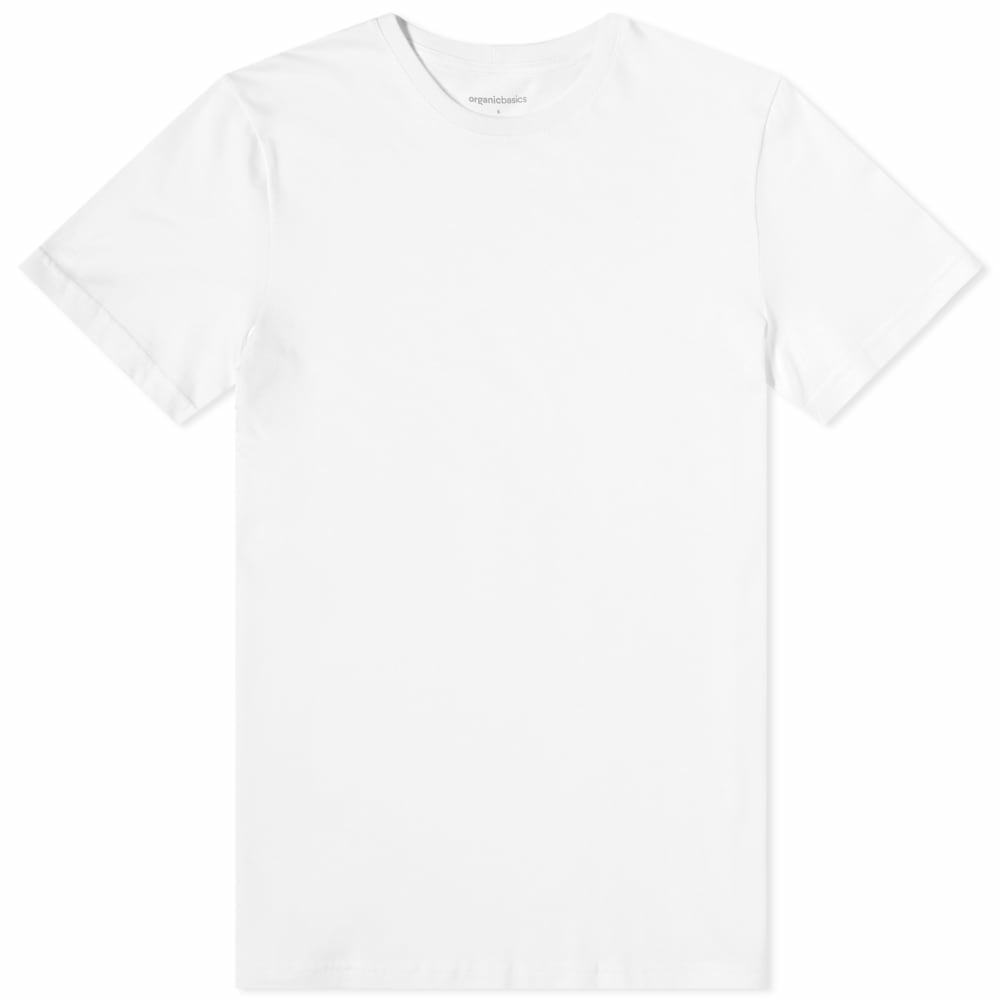 Men's Organic Cotton T Shirts
 Organic Basics Men s Organic Cotton T Shirt in White ORGANIC BASICS