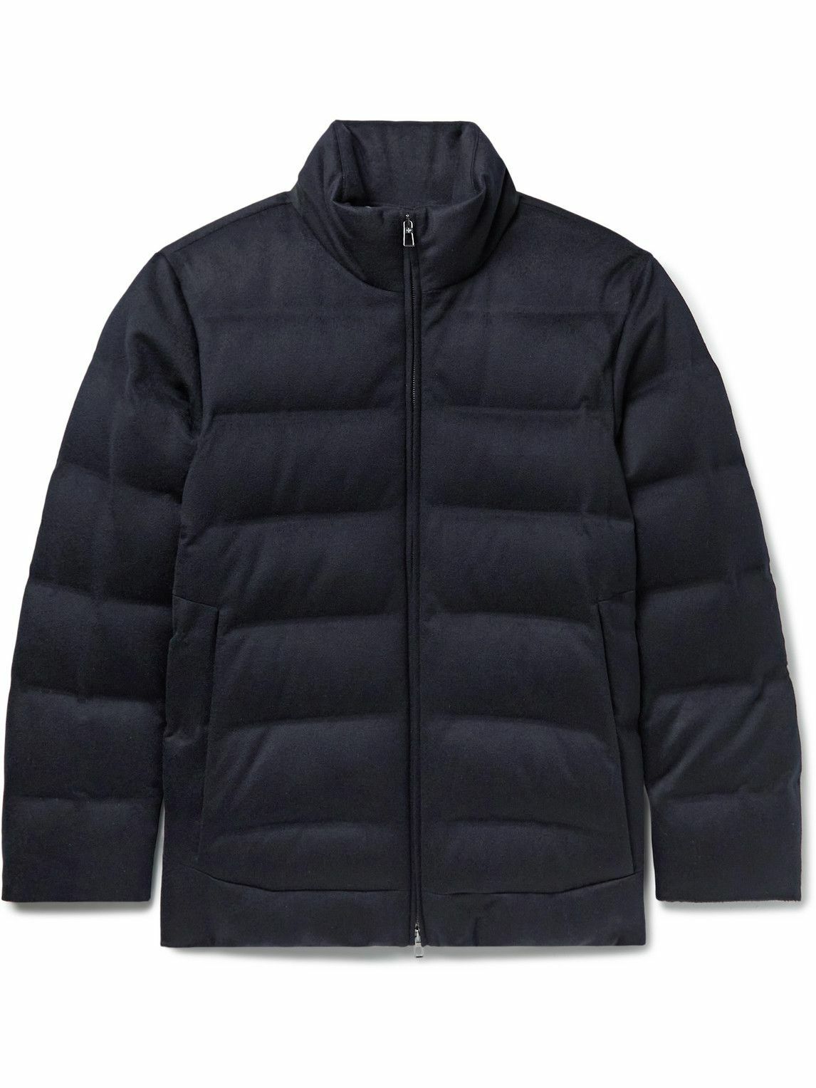 Loro Piana - Quilted Cashmere Down Jacket - Blue Loro Piana