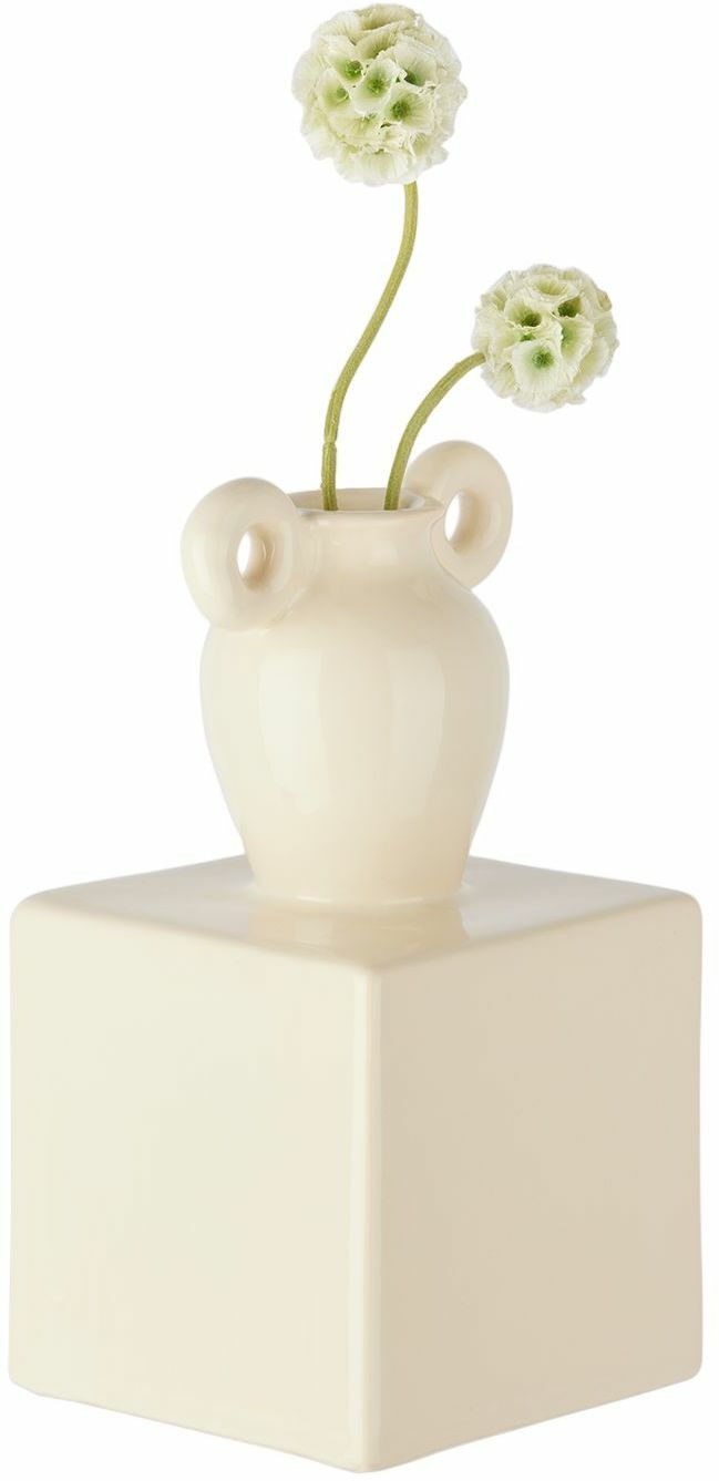 Lola Mayeras Beige Museum Vase