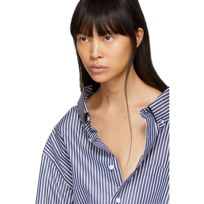 balenciaga swing collar shirt