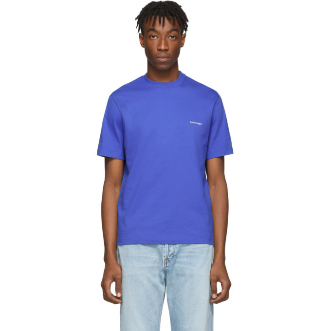 balenciaga blue shirt