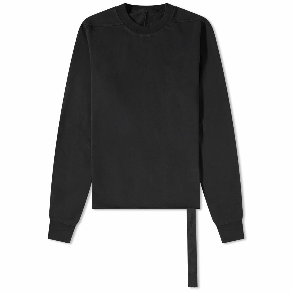 Rick Owens DRKSHDW Men's Mediumweight Crew Sweat in Black Rick Owens