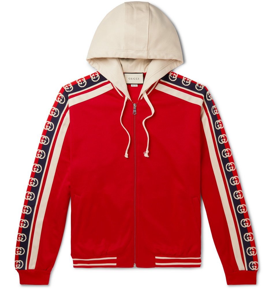 gucci technical hoodie