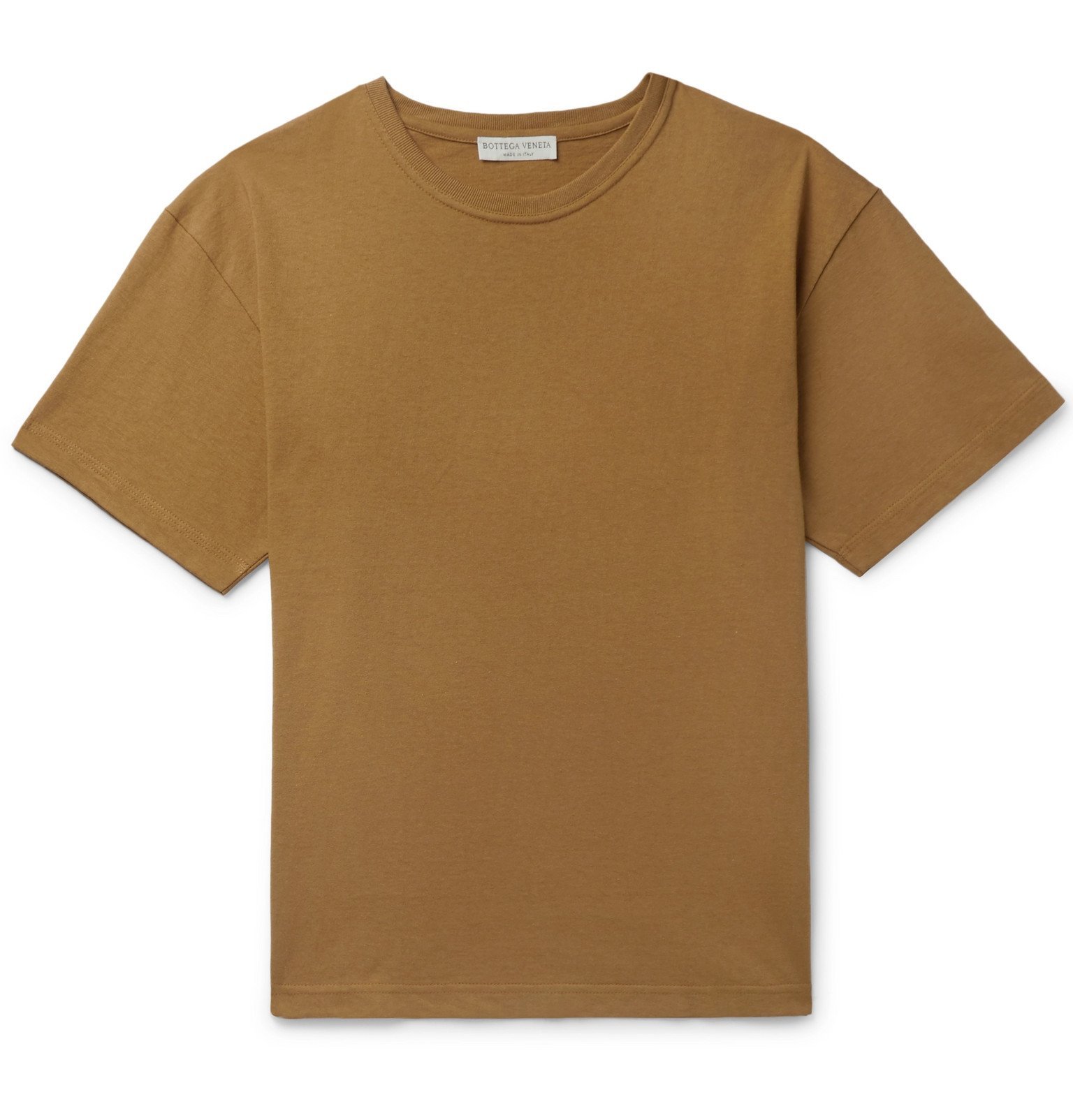 Bottega Veneta - Slim-Fit Mélange Cotton-Jersey T-Shirt - Brown Bottega ...