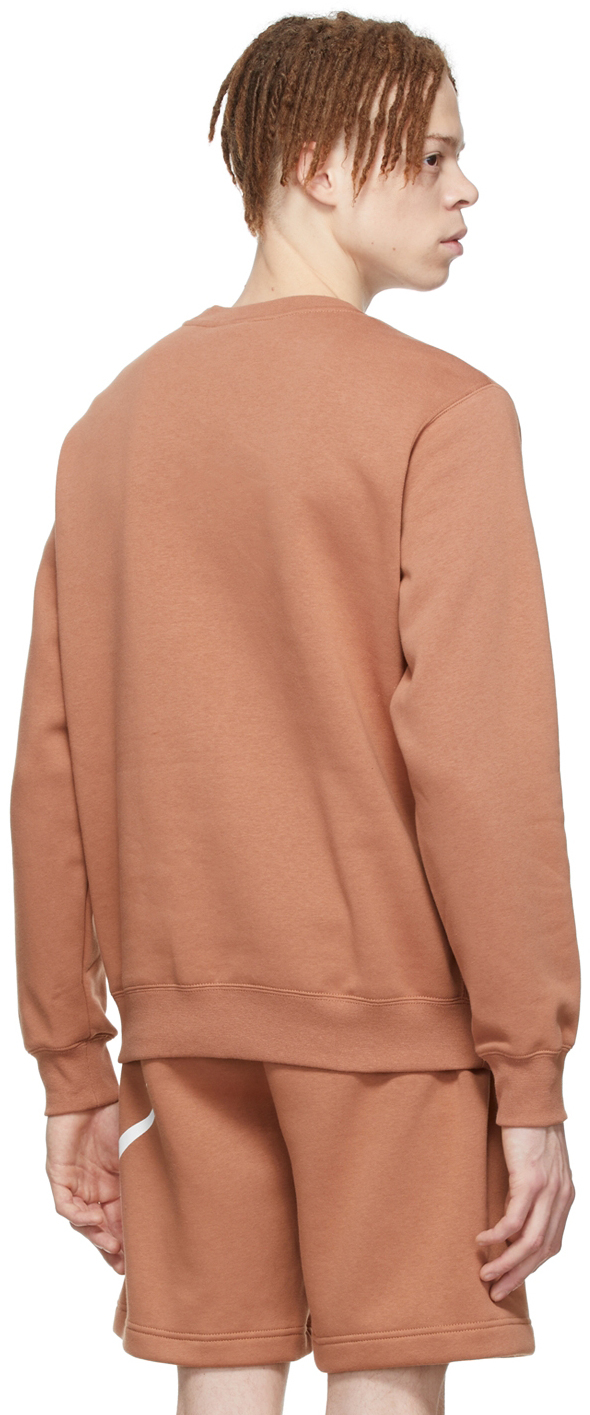 brown sportswear club sweatshirt