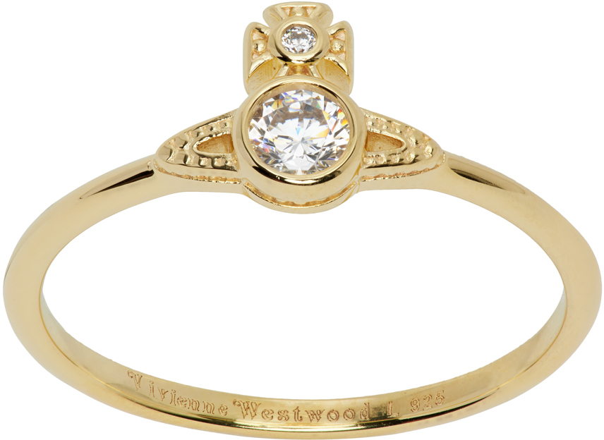 vivienne westwood orb ring gold