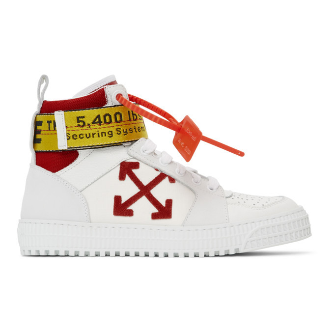 off white industrial sneakers