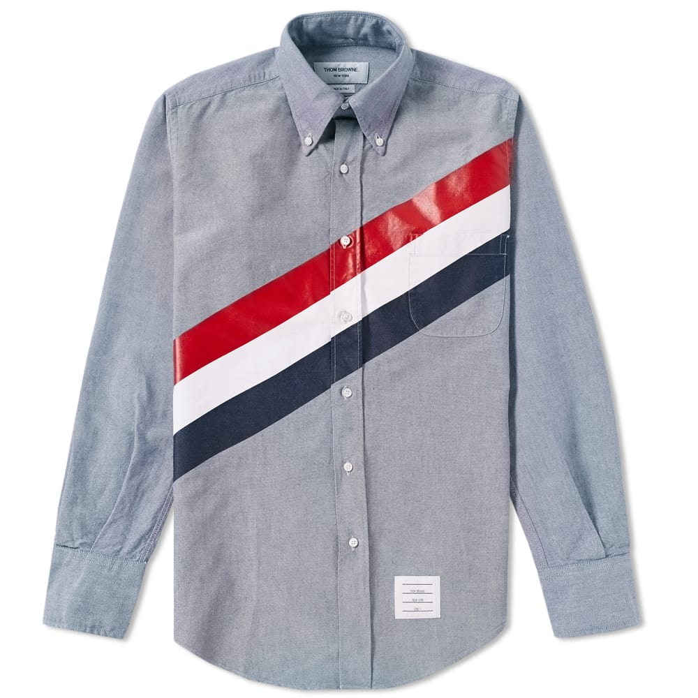 Thom Browne Diagonal Stripe Oxford Shirt Thom Browne