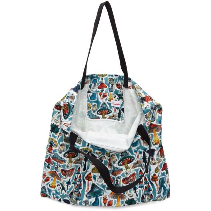 Charles Jeffrey Loverboy Blue Large Shrooms Tote Bag Charles Jeffrey ...