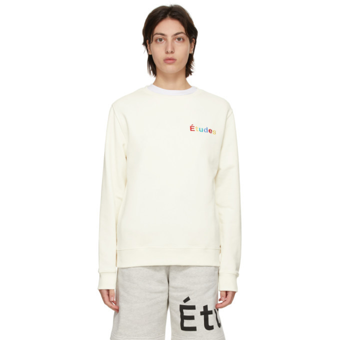 Etudes Off-White Story Logo Sweatshirt Etudes