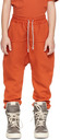 Rick Owens Kids Orange Prisoner Lounge Pants