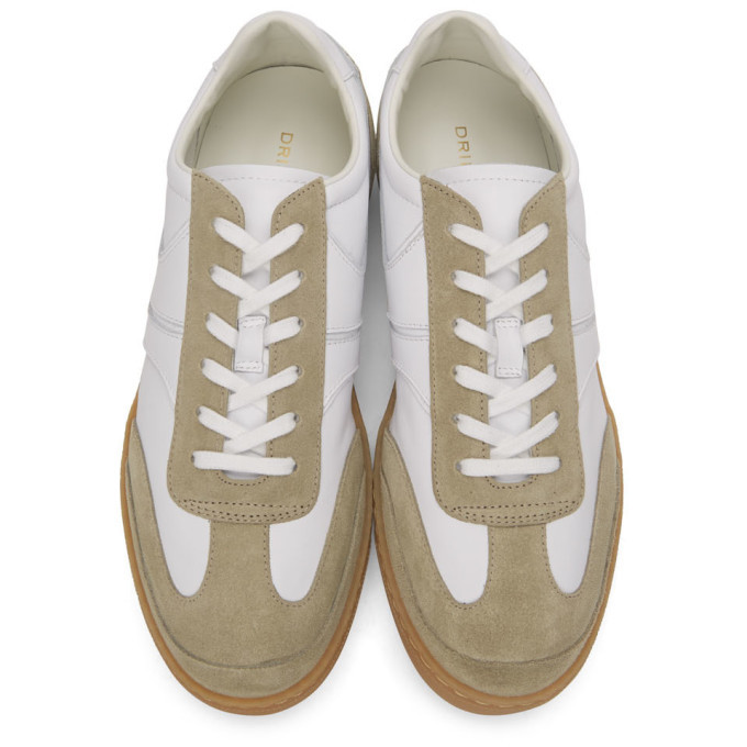 Dries Van Noten White Leather Sneakers Dries Van Noten