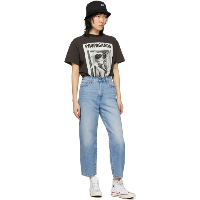 levi's blue balloon leg jeans