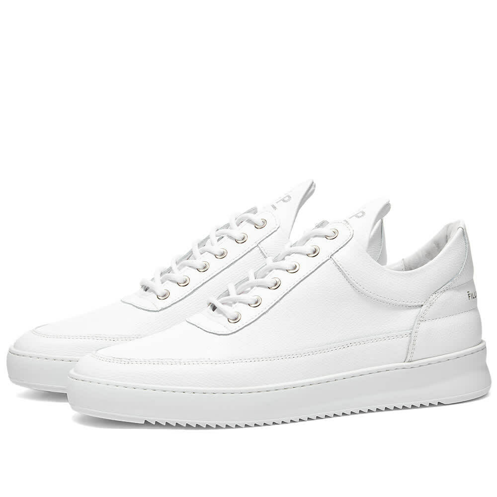 Filling Pieces Men's Low Top Ripple Crumbs Sneakers in White Filling Pieces