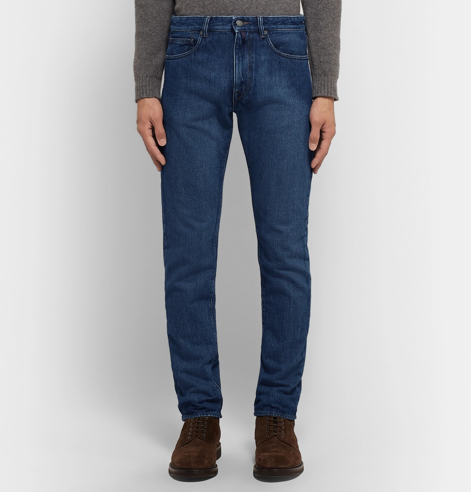 Incotex - Slim-Fit Denim Jeans - Blue Incotex