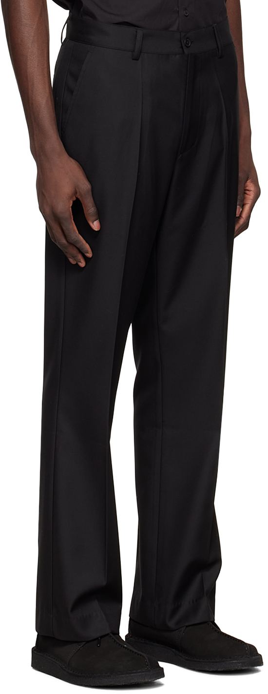 Chemist Creations Black Polyester Trousers Chemist Creations