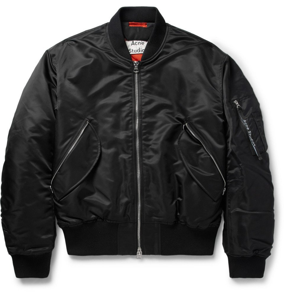 Acne Studios - Mayo MA-1 Shell Bomber Jacket - Men - Black Acne Studios