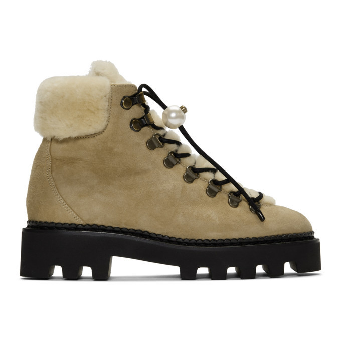 nicholas kirkwood shearling boots