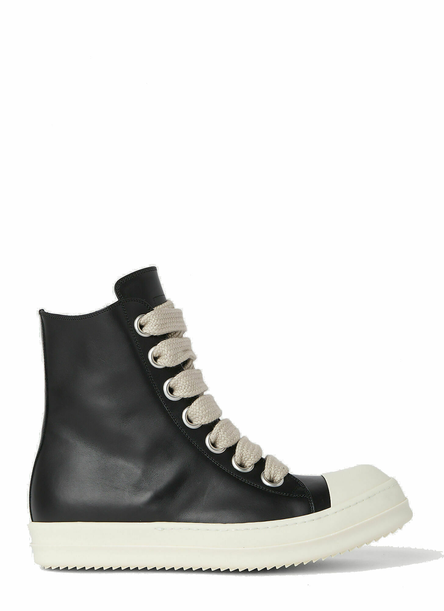 Rick Owens - High Top Sneakers in Black Rick Owens