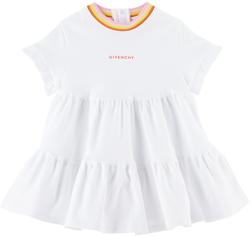Givenchy Baby White Tiered Dress Givenchy