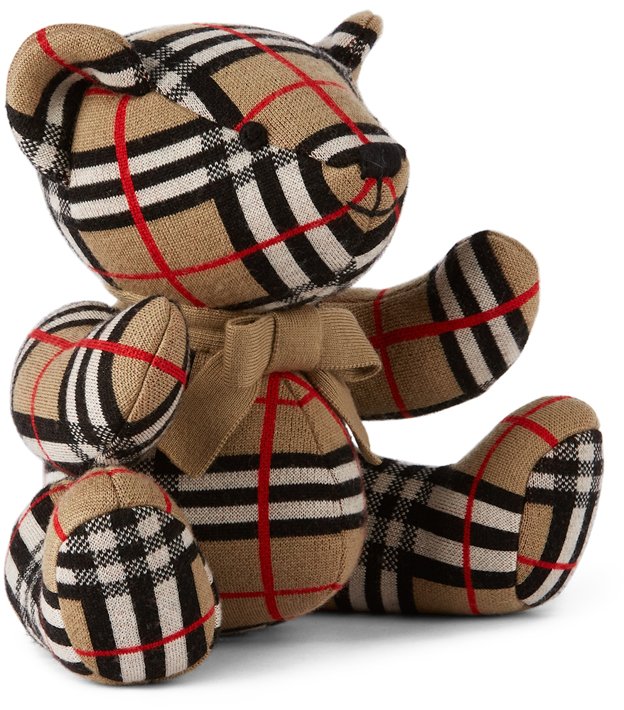 Burberry Kids Wool Check Thomas Bear Burberry