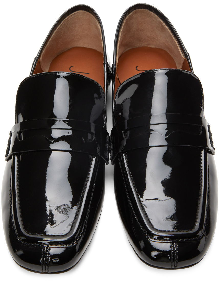 Joseph Black Patent Vernice Loafers Joseph